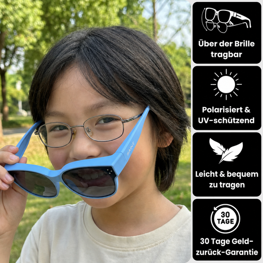 Sonnenbrille für Kinder mit Brille – Polarisiert
